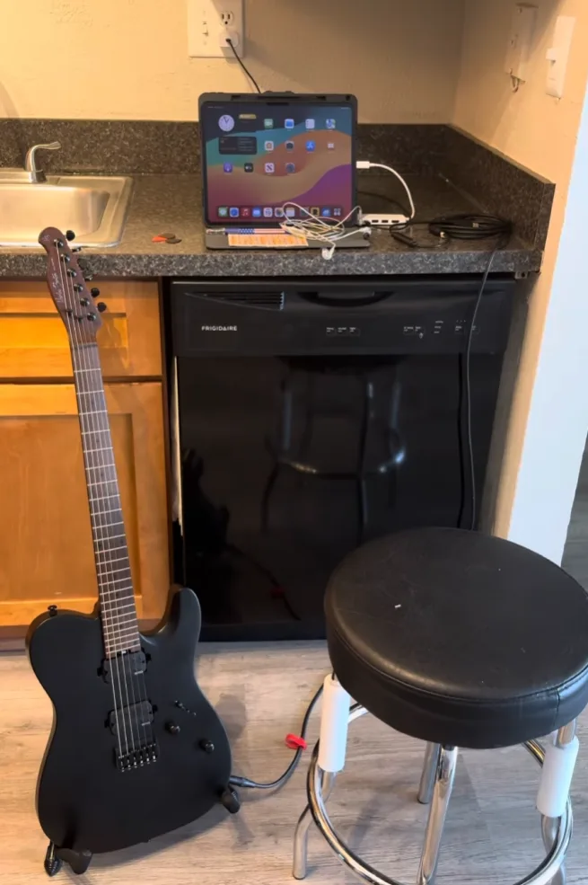 Kitchen counter setup