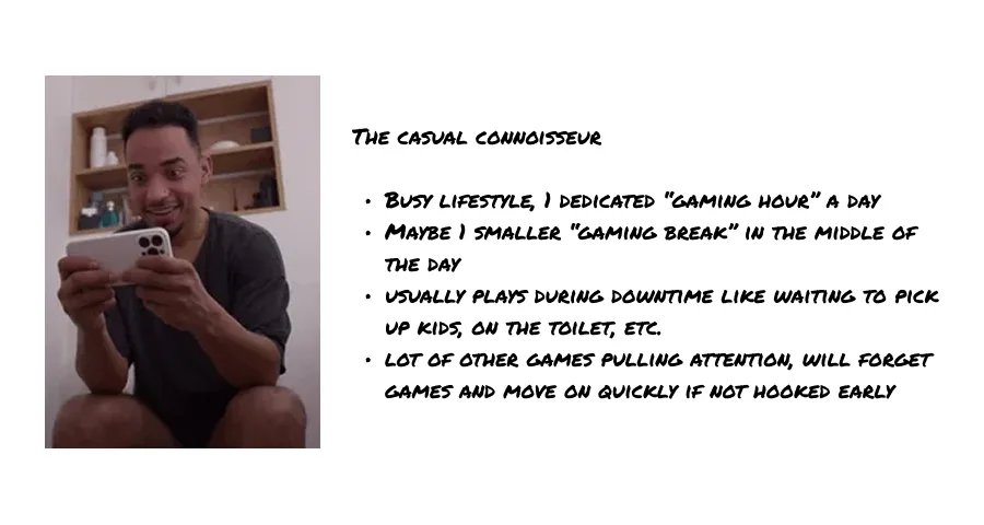 The Casual Connoisseur persona