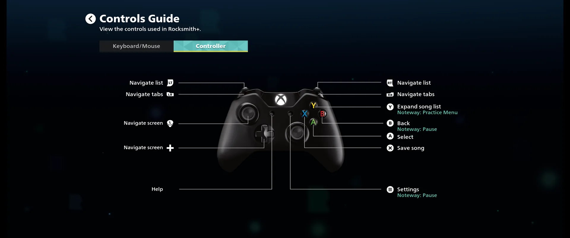 Console control scheme